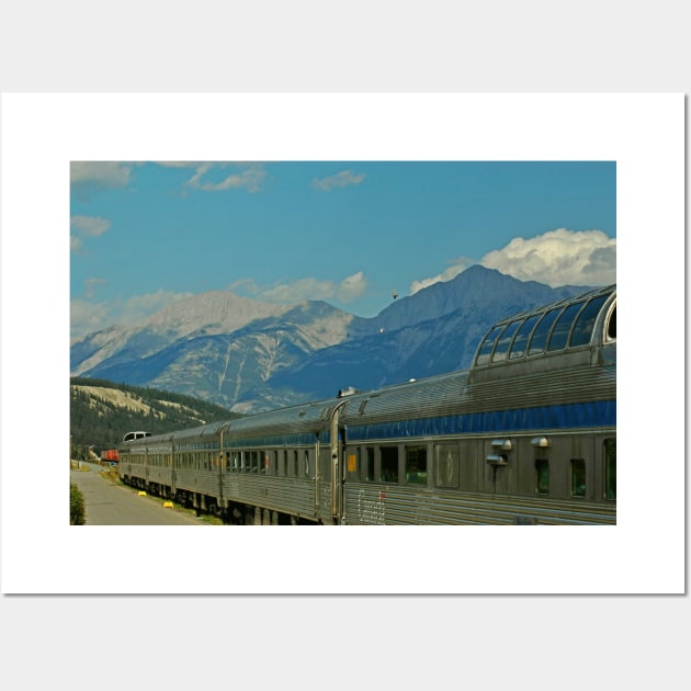 Canadian train in the Rockies Wall Art by Random Railways